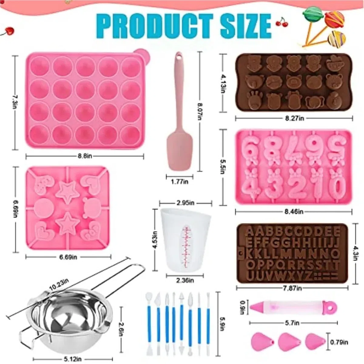 Kit de cuisson Cake Pop 618 pièces
