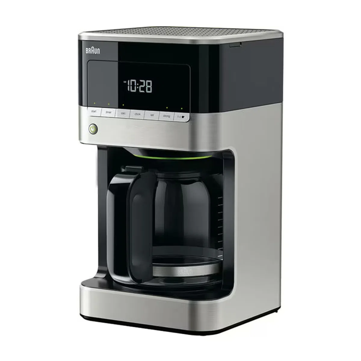Braun KF7120 Black Cafetière de 12 tasses programmable Inox/Noir 1000 W