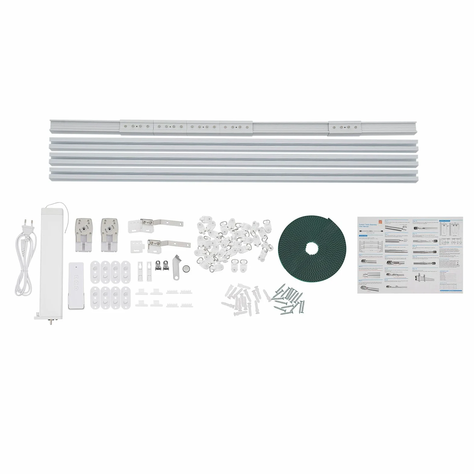 Rail de rideau motorisé, rail de rideau électrique avec rail automatique, système Smart Track Kit Smart Curtains