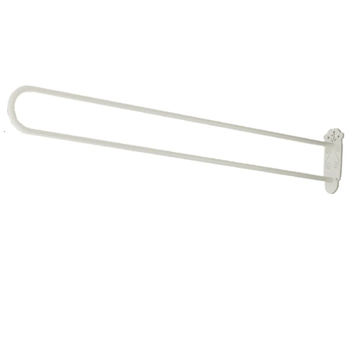 Paravent Intérieur Rideau De Séparation pour Salon De Beauté, Barre De Support De 2 M De Long/Barres en U, Séparateur De Pièce D'intimité, Rideaux Fins Et Transparents(White Pole)