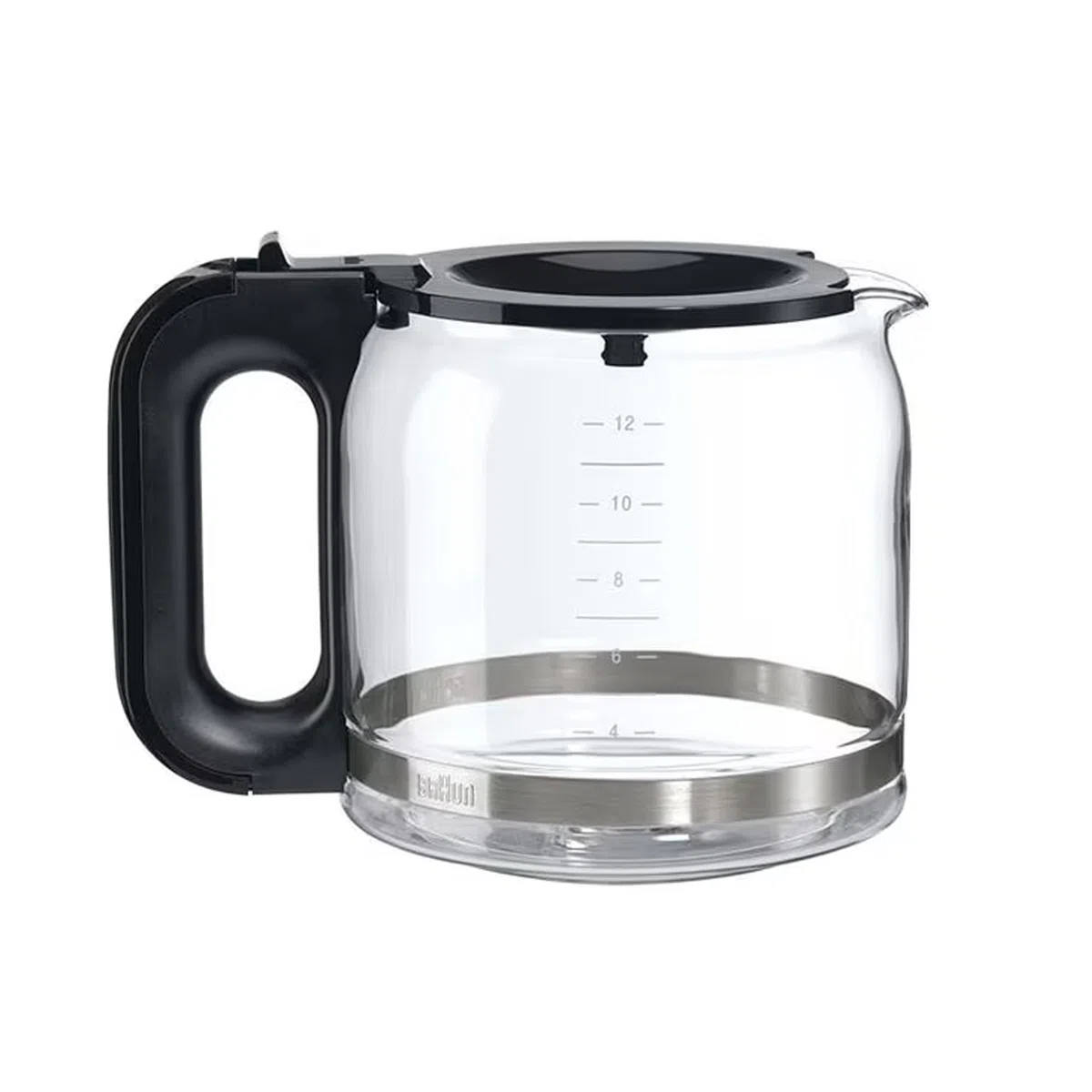 Braun KF7120 Black Cafetière de 12 tasses programmable Inox/Noir 1000 W