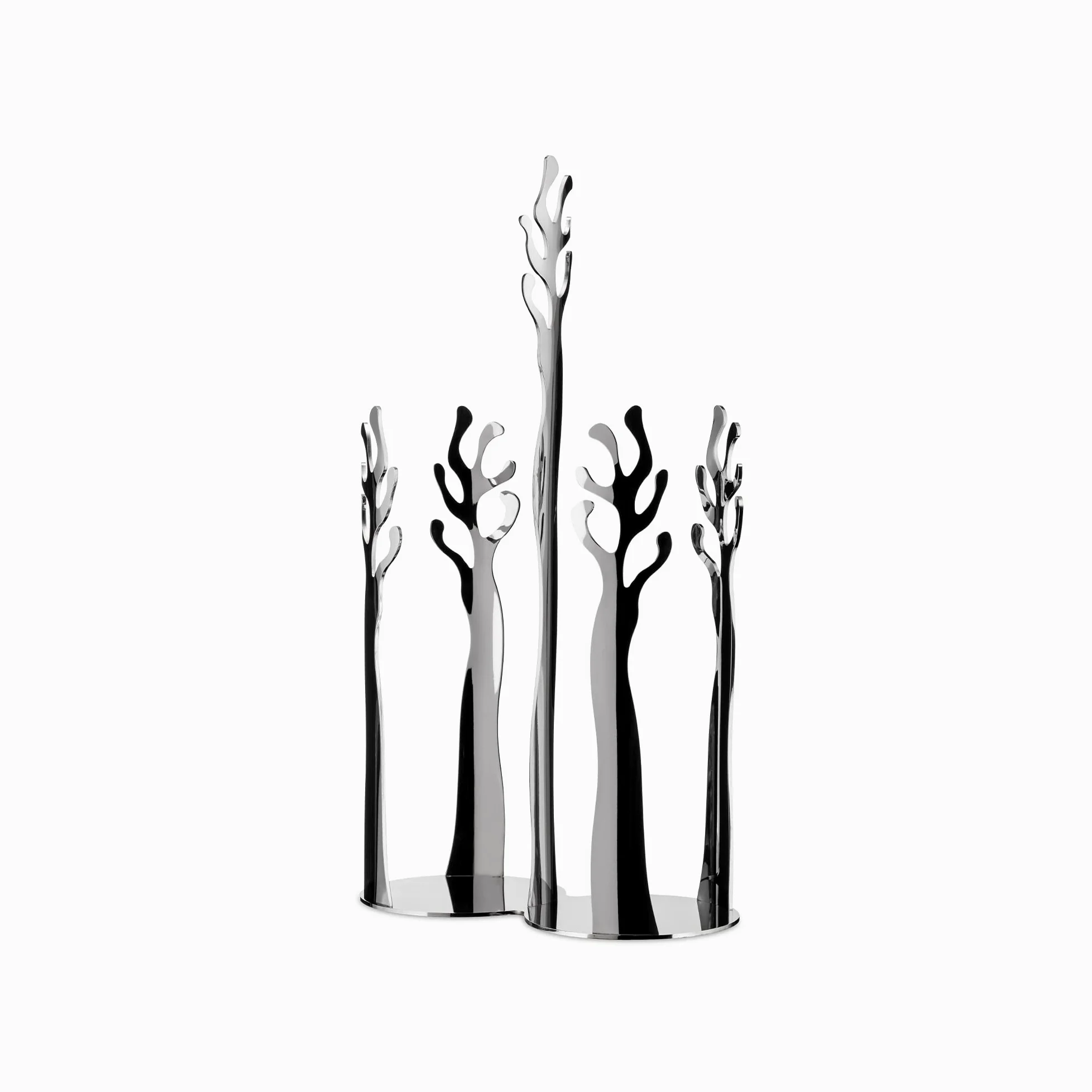 Alessi ESI19 Porte-Gobelets en Carton Acier Inoxydable Argent 18,50 x 9,50 x 33,00 cm