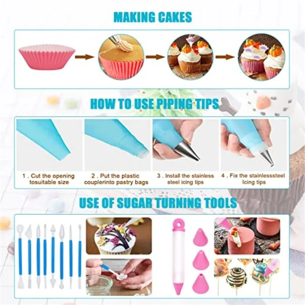 Kit de cuisson Cake Pop 618 pièces