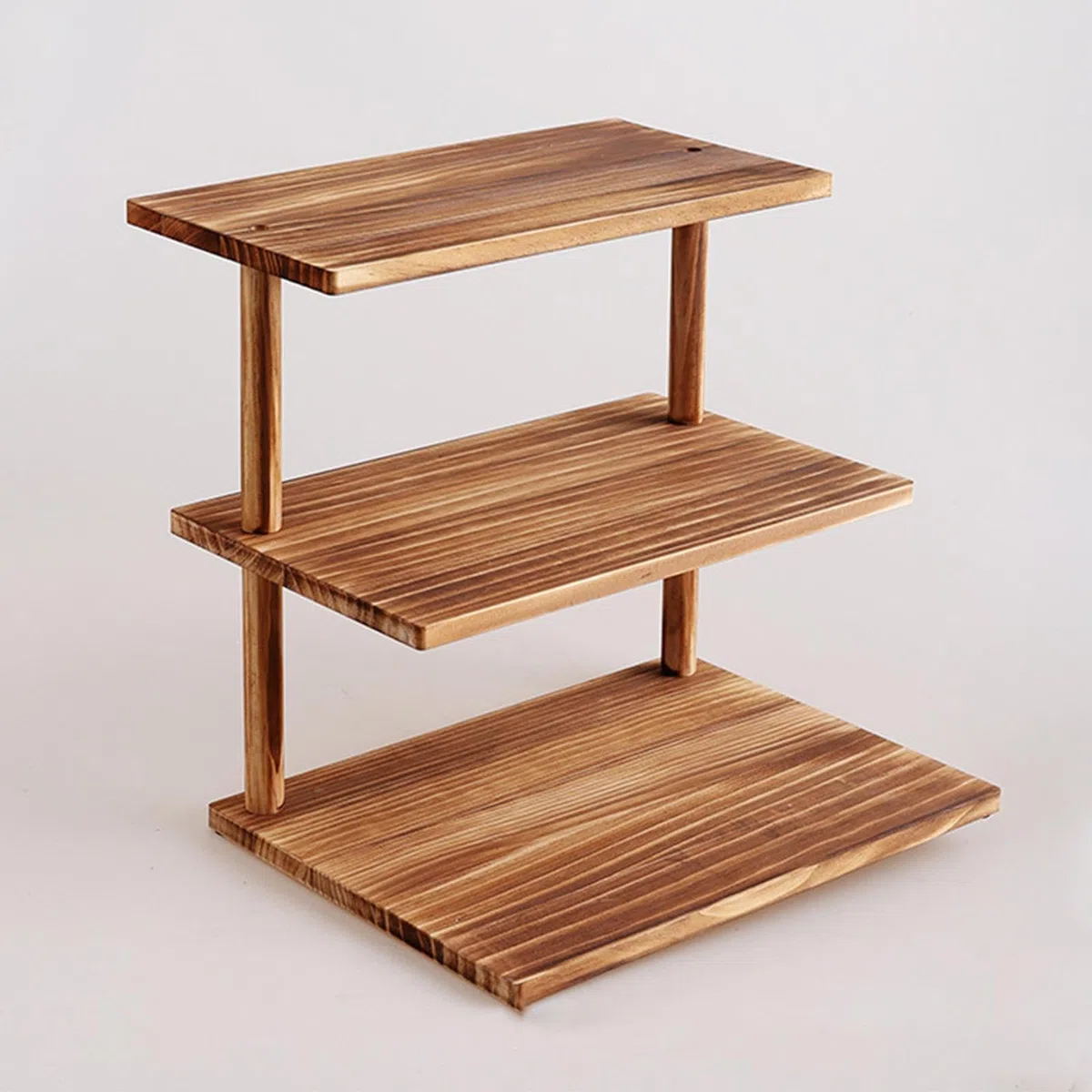 Présentoir à Cupcakes En Bois à 3 étages pour Exposer Vos Desserts, Idéal pour La Cuisine.