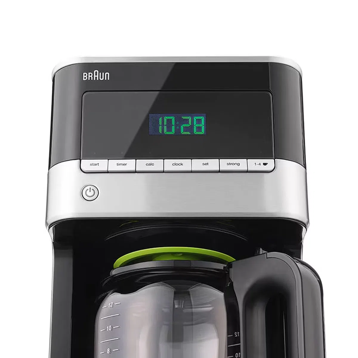 Braun KF7120 Black Cafetière de 12 tasses programmable Inox/Noir 1000 W