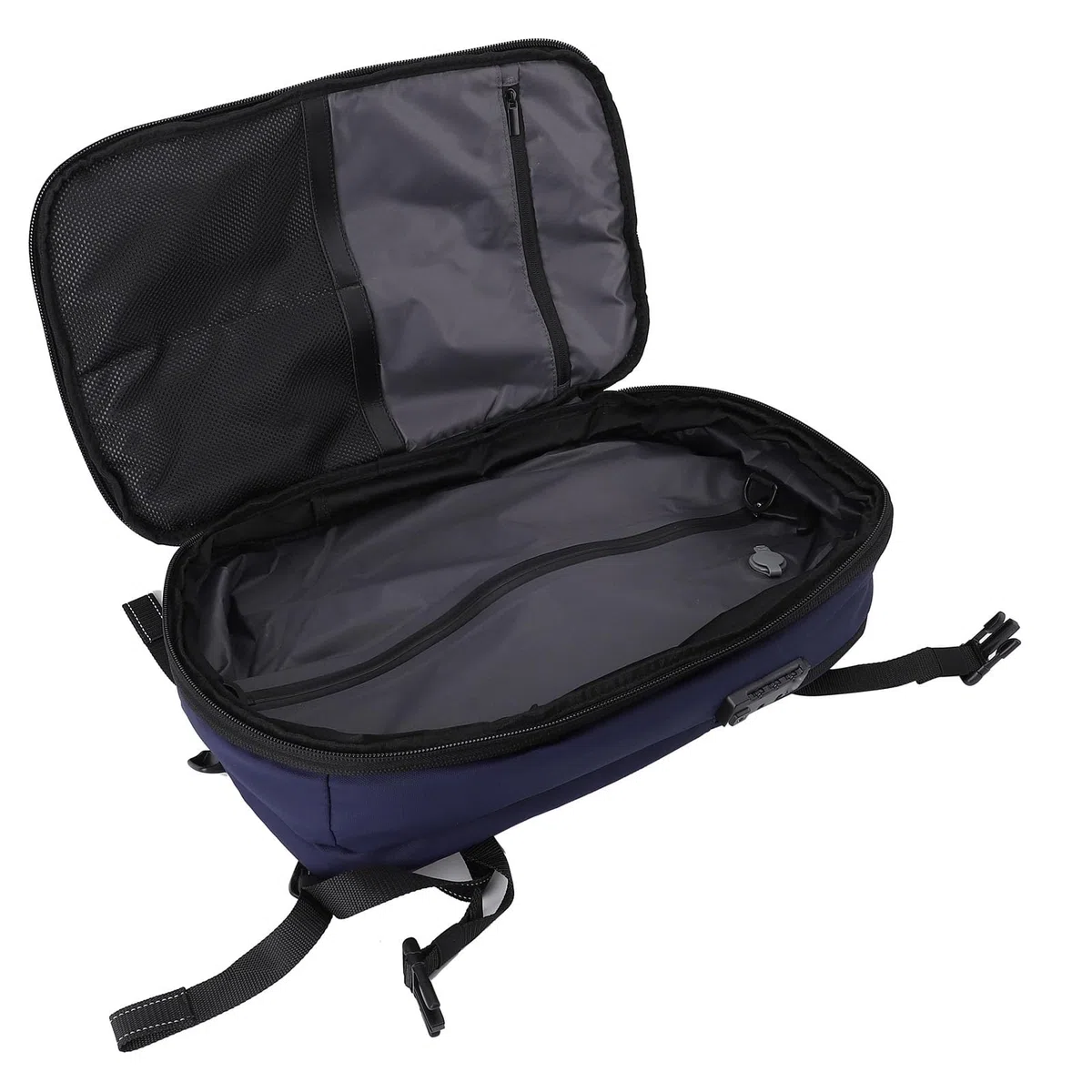 SIXRUN Sac à Dos de Compression Sous Vide, Sac à Dos de Voyage Extensible et étanche avec Organisateur pour Ordinateur Portable de 17 Pouces et Compartiments Multi-secs et Humides